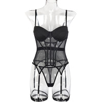 Noir Contour Mesh Ensemble