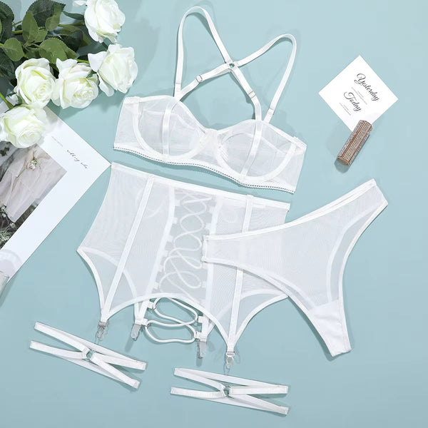 Three-Piece Sheer Provocateur Set
