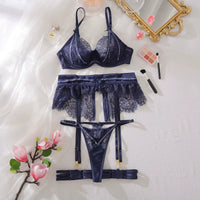 Embellished Lace Intimate Set