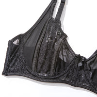 Onyx Intricate Lace Suite