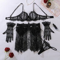 Midnight Illusion Lace Bra