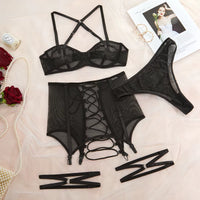 Three-Piece Sheer Provocateur Set