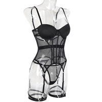 Noir Contour Mesh Ensemble